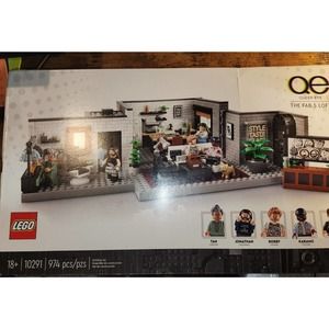 Lego Queer Eye The Fab 5 Loft Set – White, Gray, Black, Green, Brown, Tan
